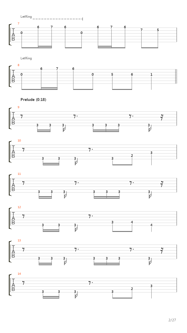 A Rite Of Passage吉他谱