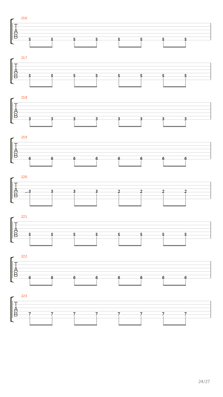 A Rite Of Passage吉他谱