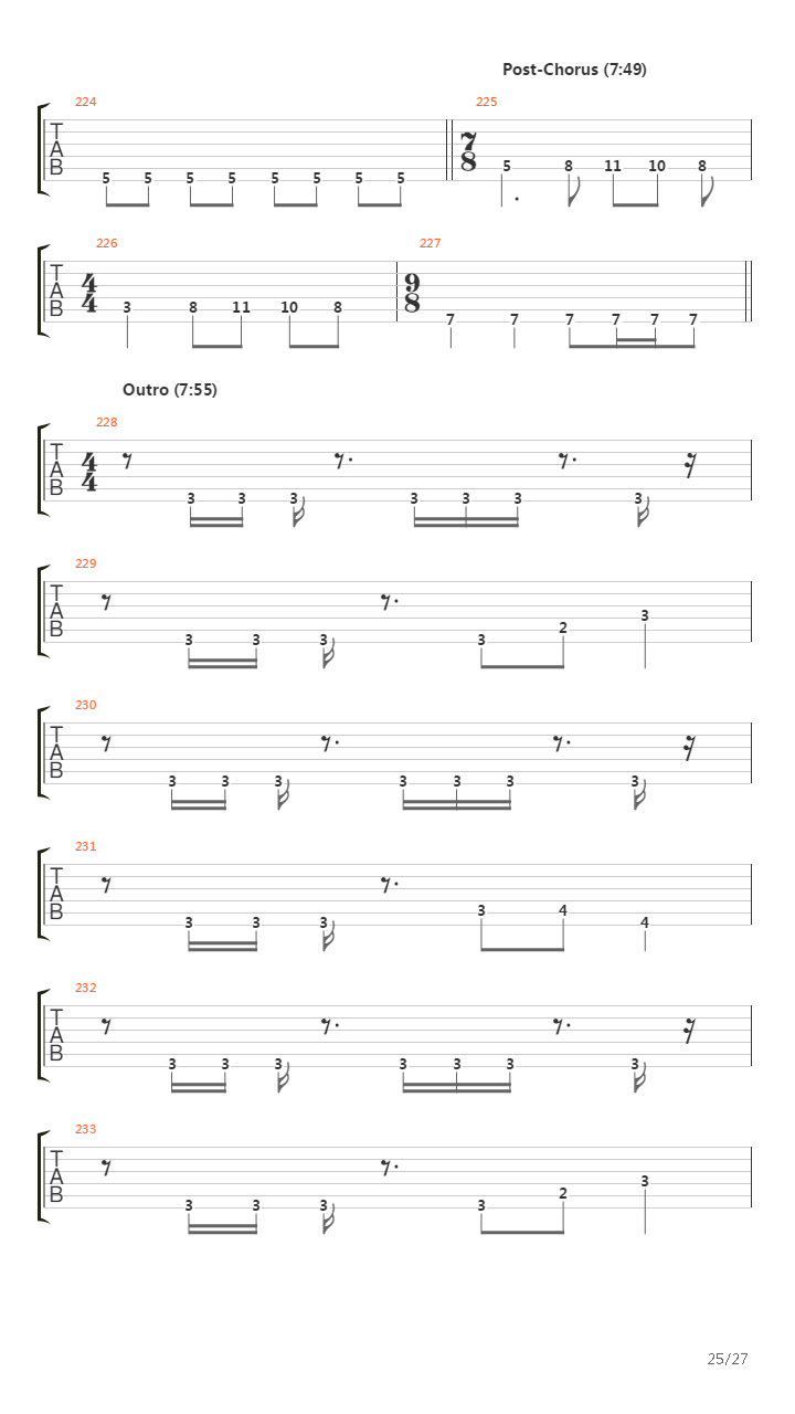 A Rite Of Passage吉他谱