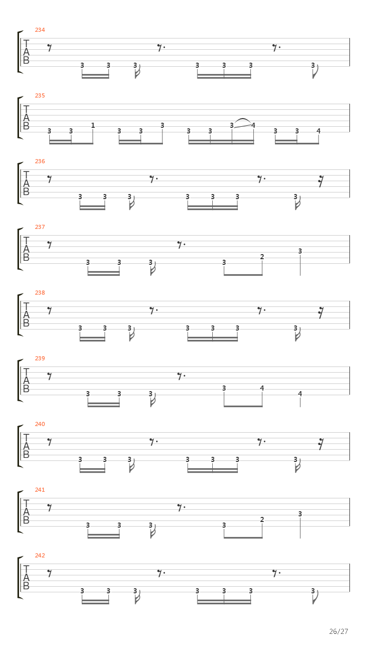 A Rite Of Passage吉他谱