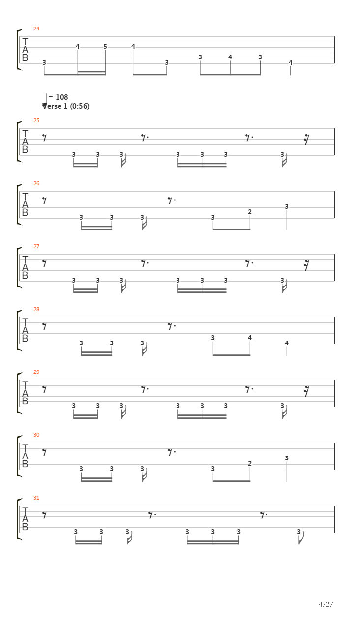 A Rite Of Passage吉他谱