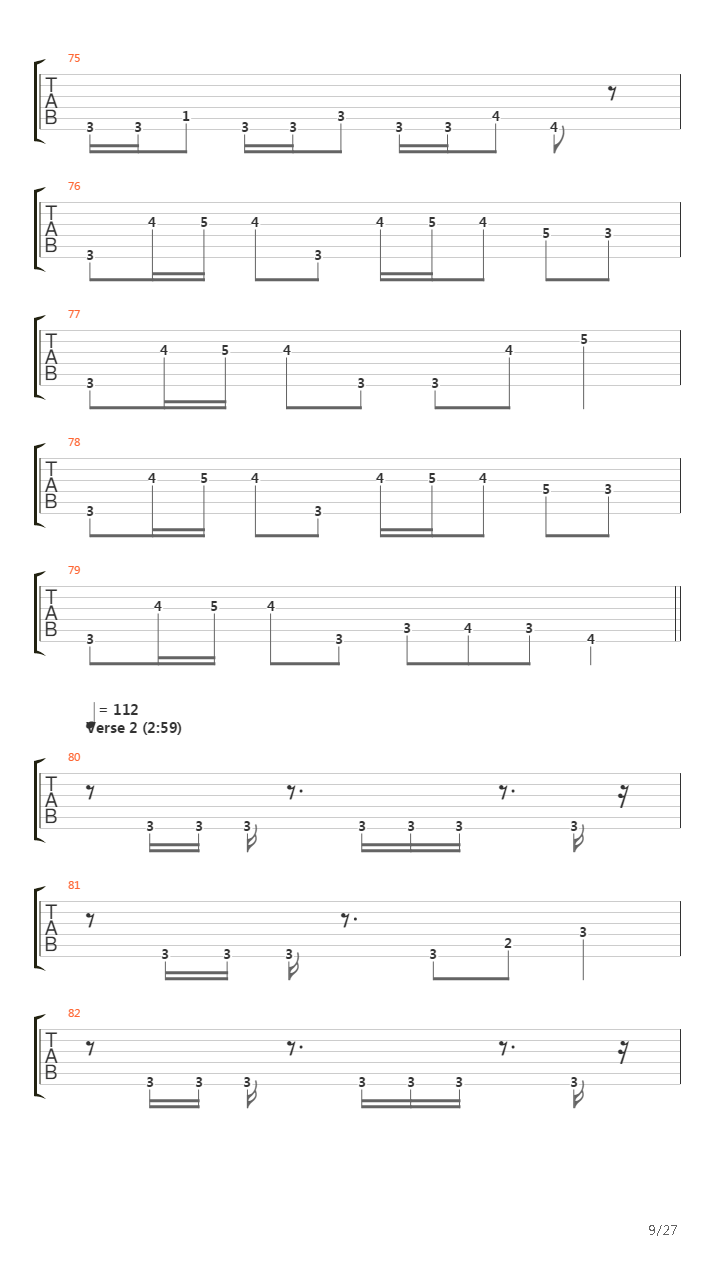 A Rite Of Passage吉他谱