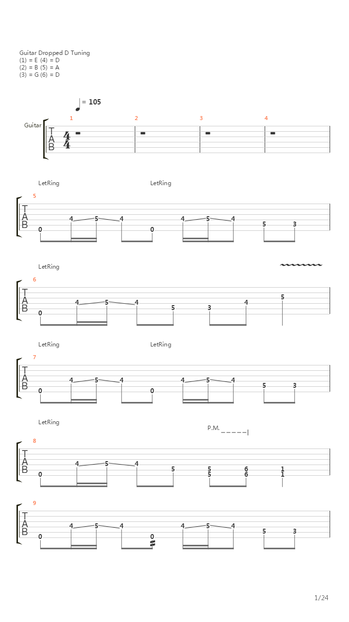 A Rite Of Passage吉他谱