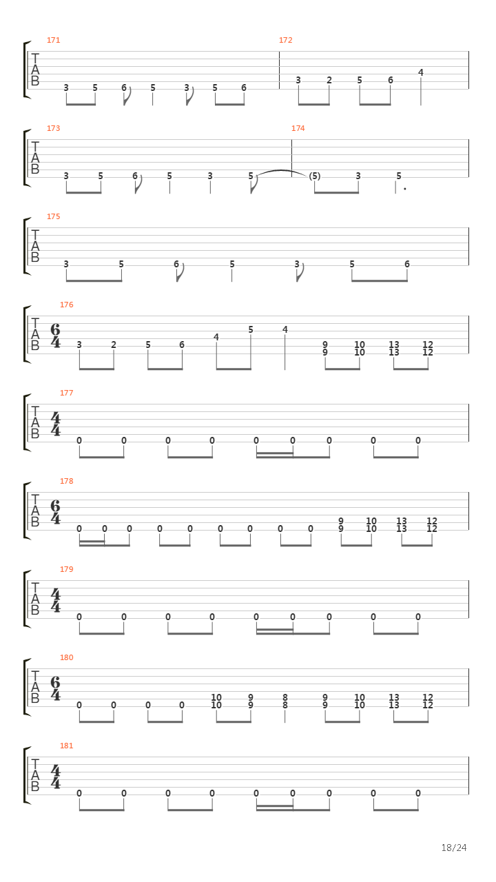 A Rite Of Passage吉他谱