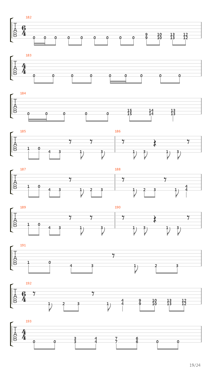 A Rite Of Passage吉他谱