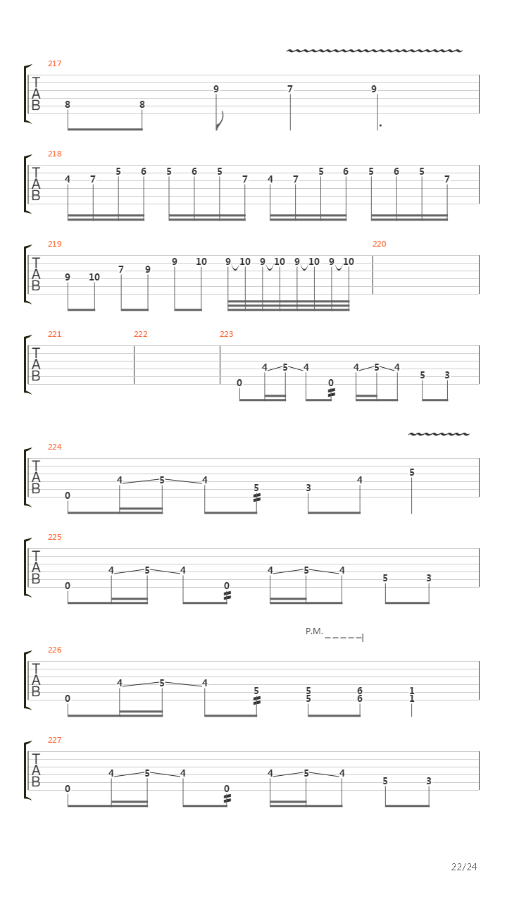 A Rite Of Passage吉他谱