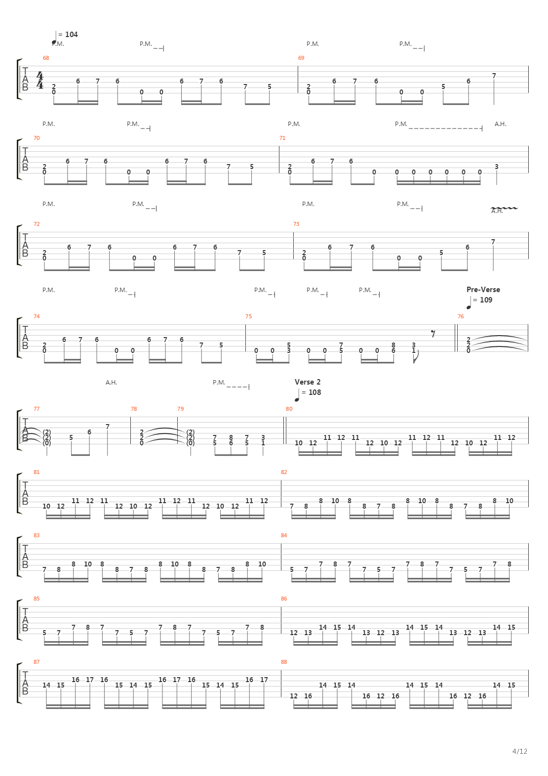 A Rite Of Passage吉他谱