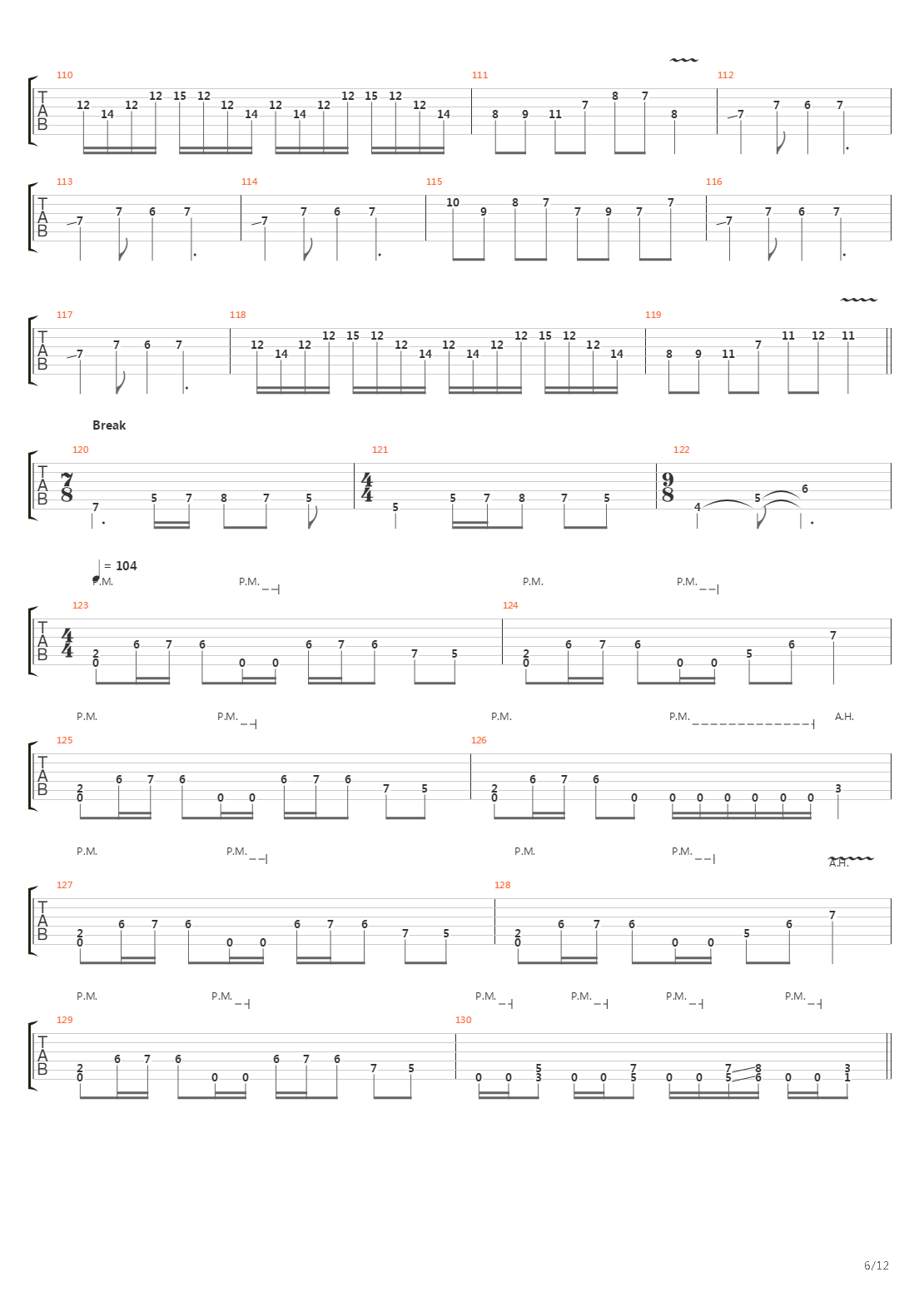 A Rite Of Passage吉他谱