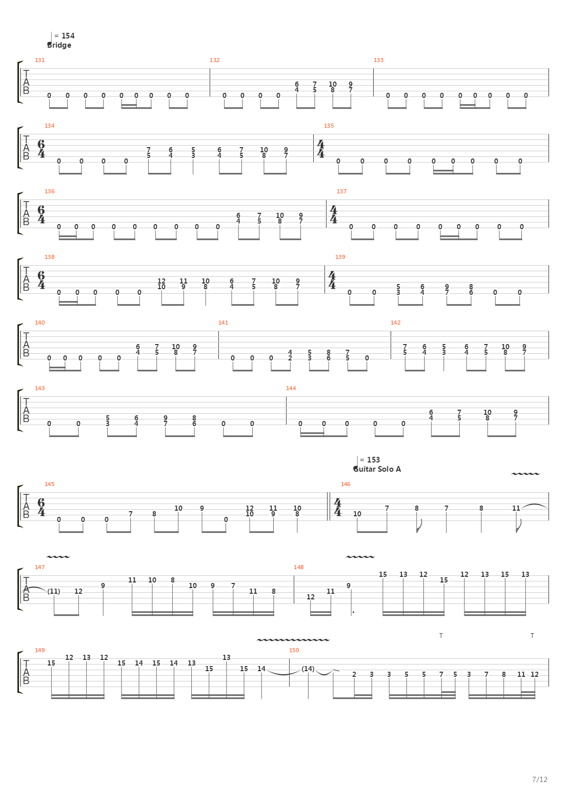 A Rite Of Passage吉他谱