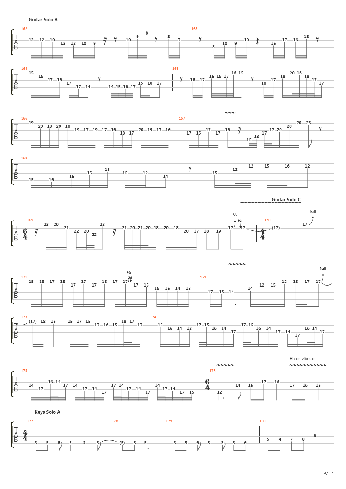 A Rite Of Passage吉他谱