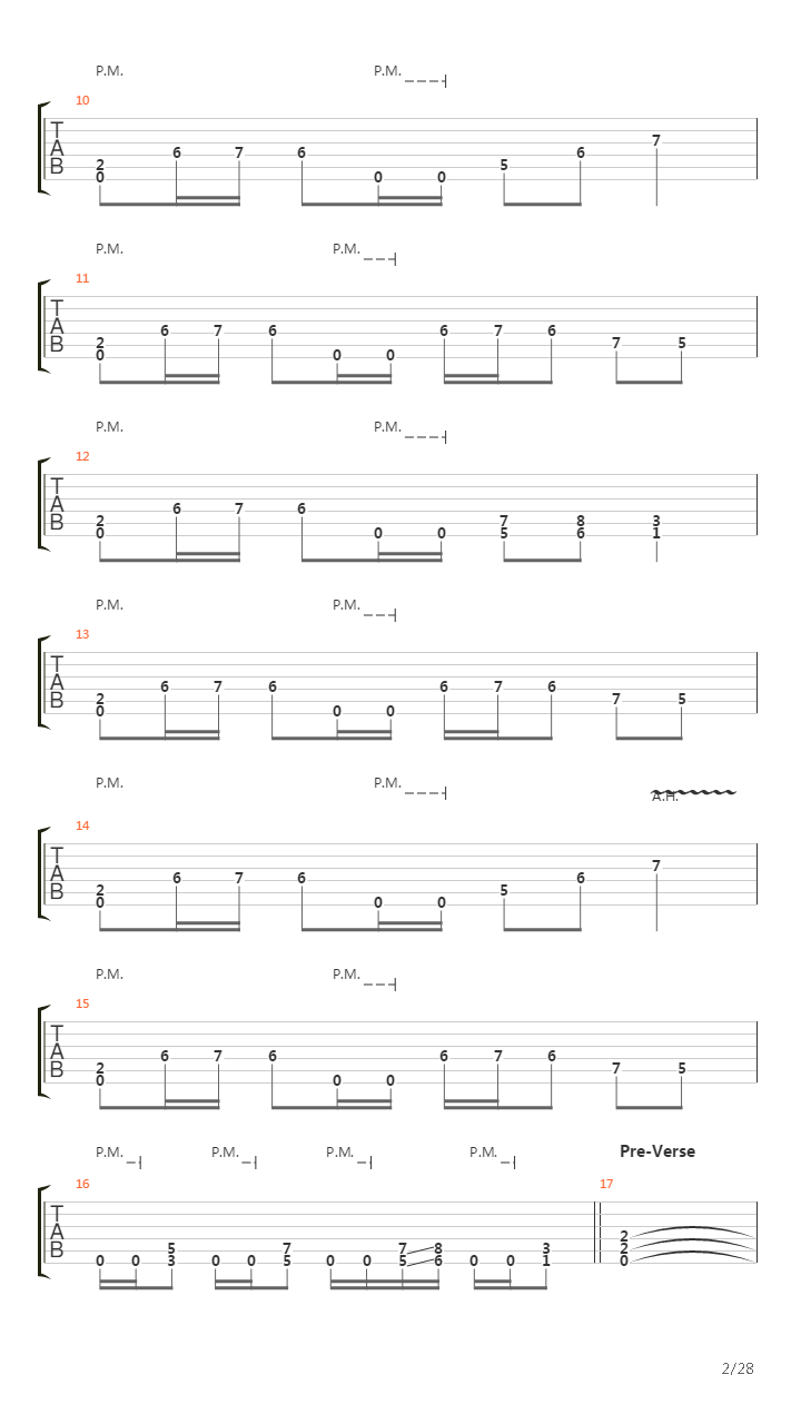 A Rite Of Passage吉他谱