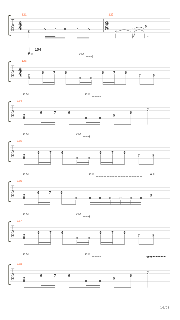 A Rite Of Passage吉他谱