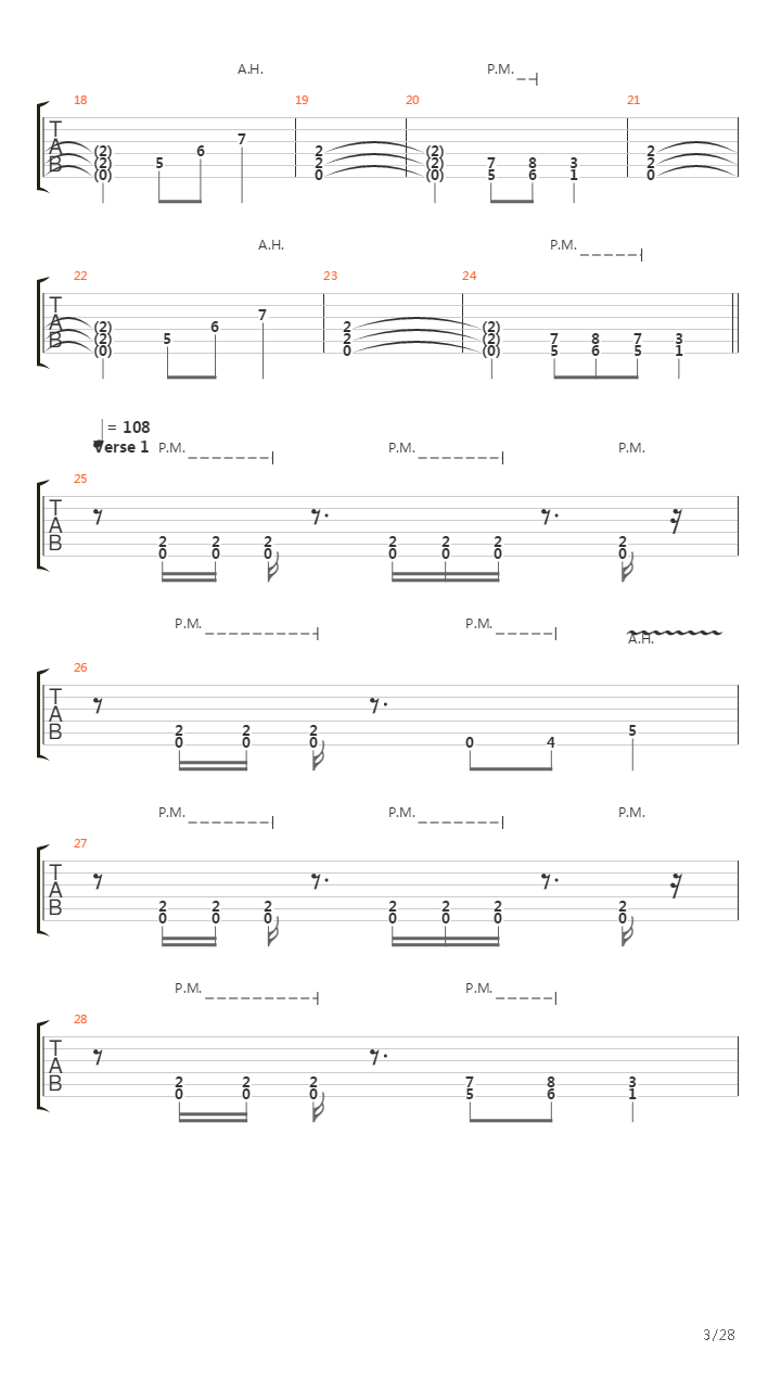 A Rite Of Passage吉他谱