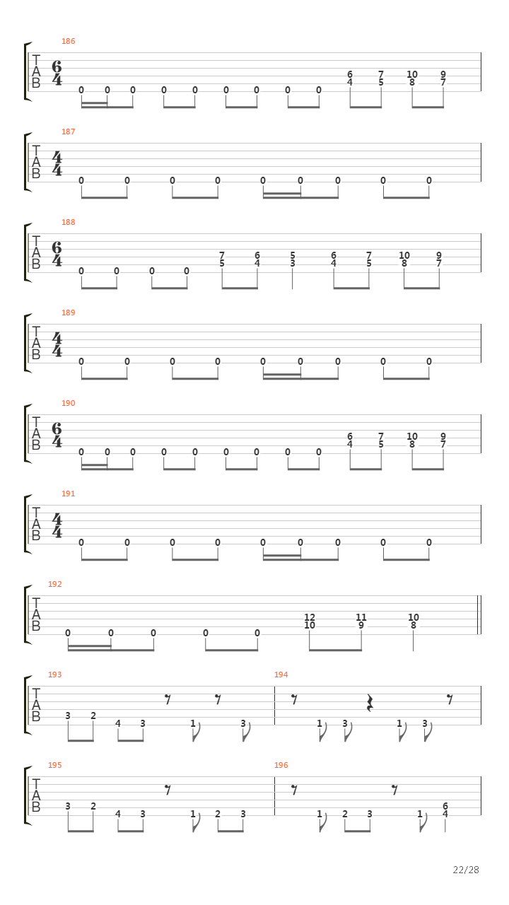 A Rite Of Passage吉他谱