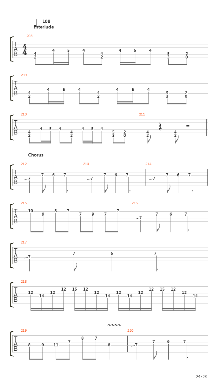 A Rite Of Passage吉他谱