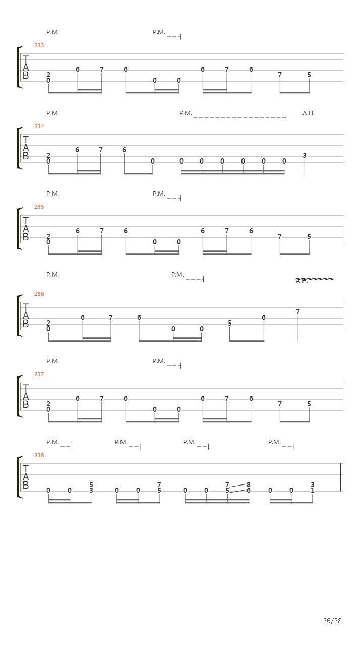 A Rite Of Passage吉他谱