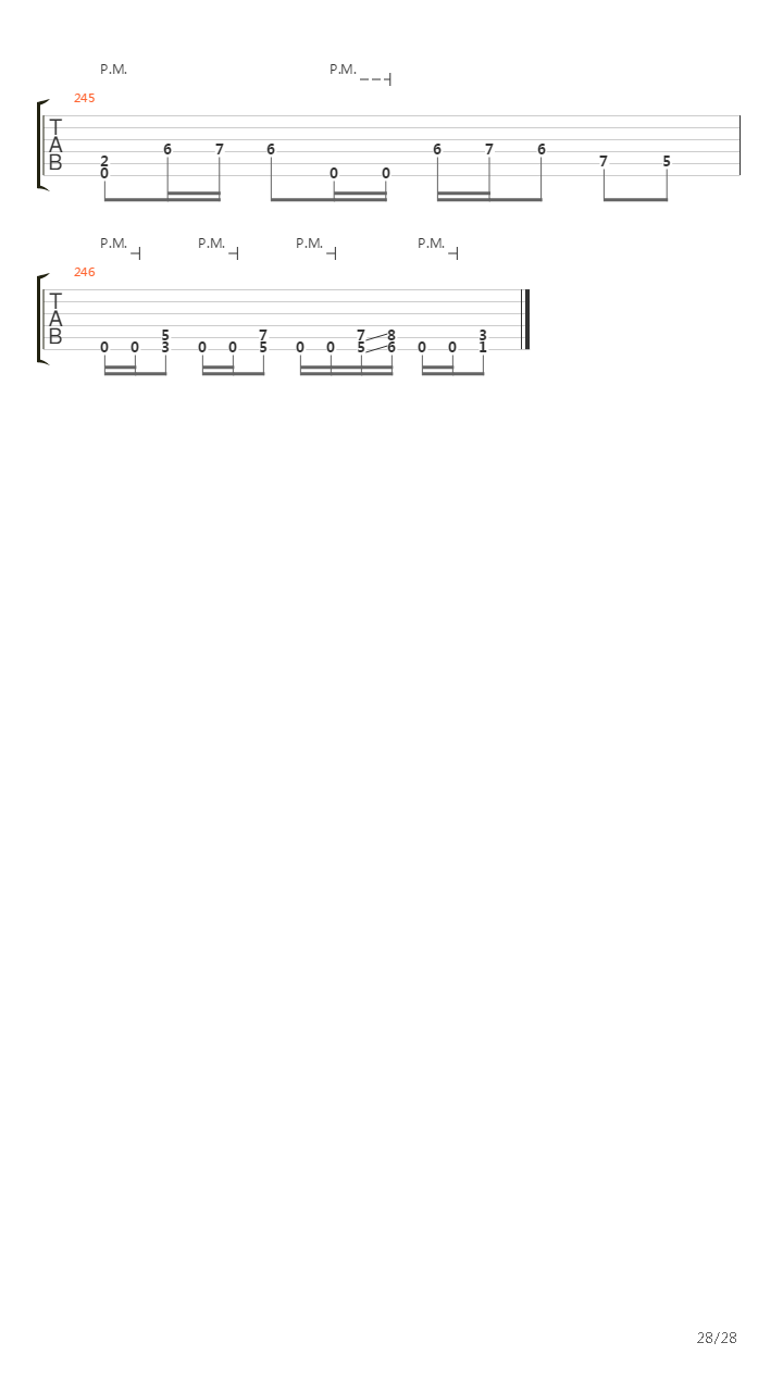 A Rite Of Passage吉他谱