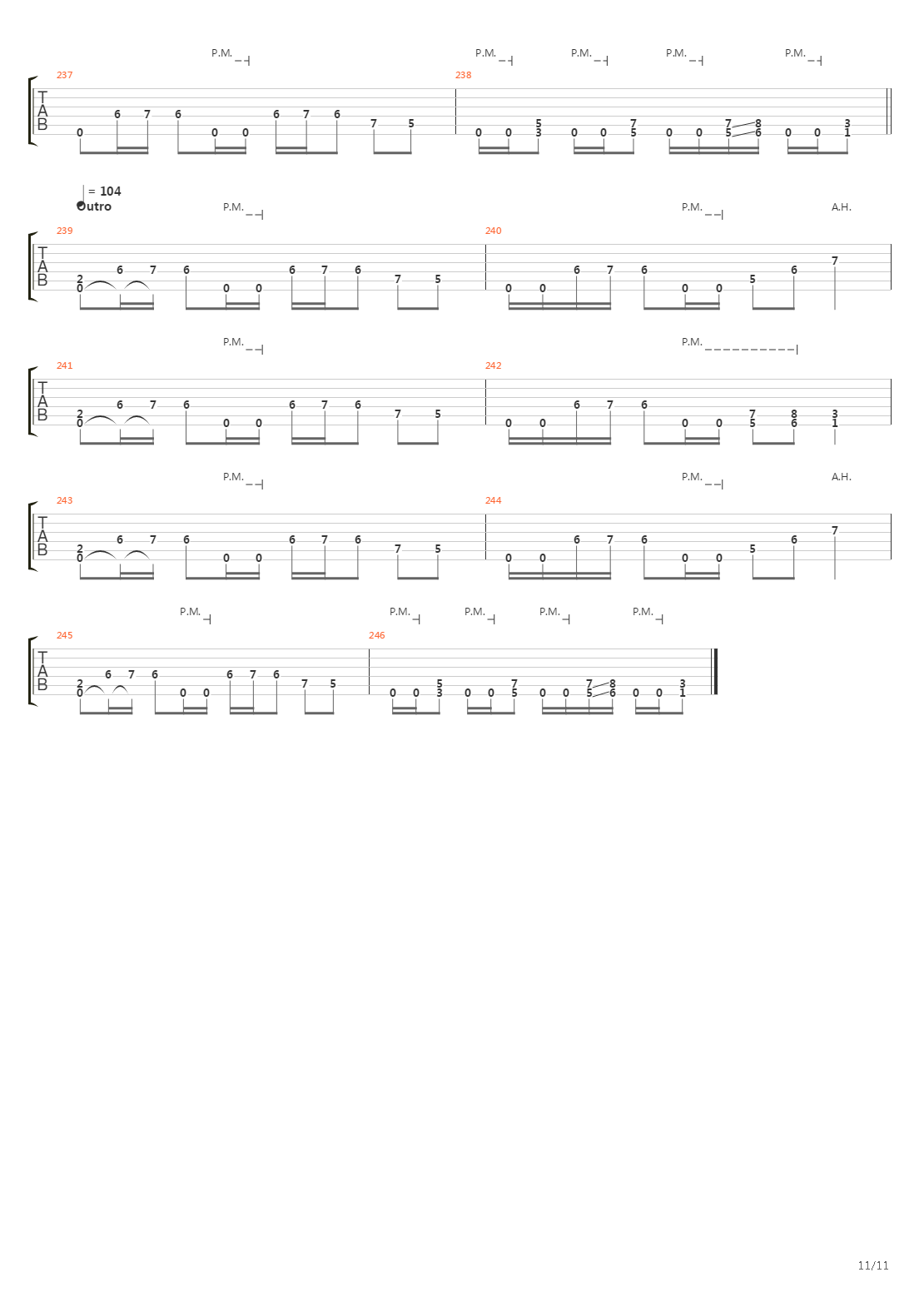 A Rite Of Passage吉他谱