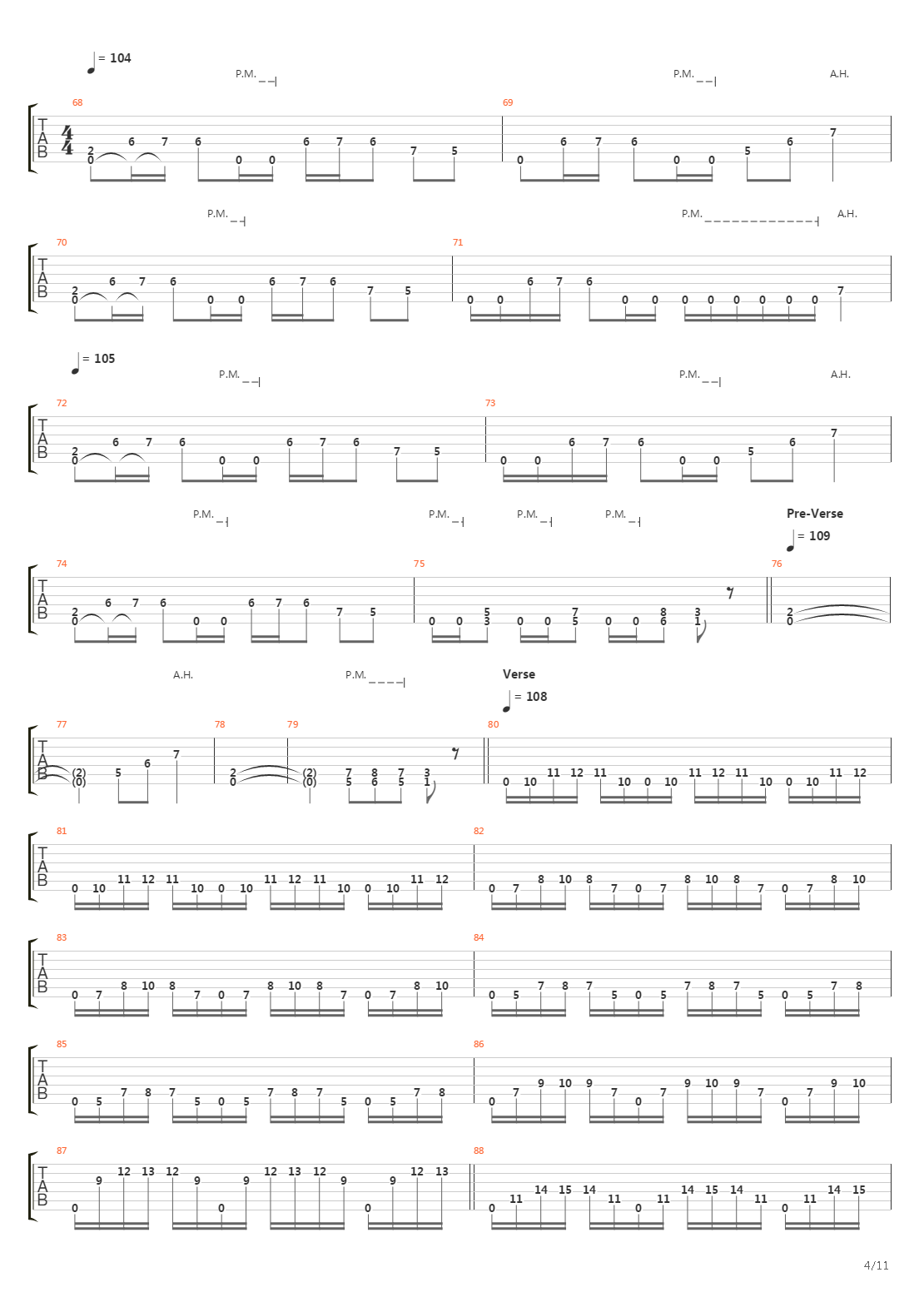 A Rite Of Passage吉他谱