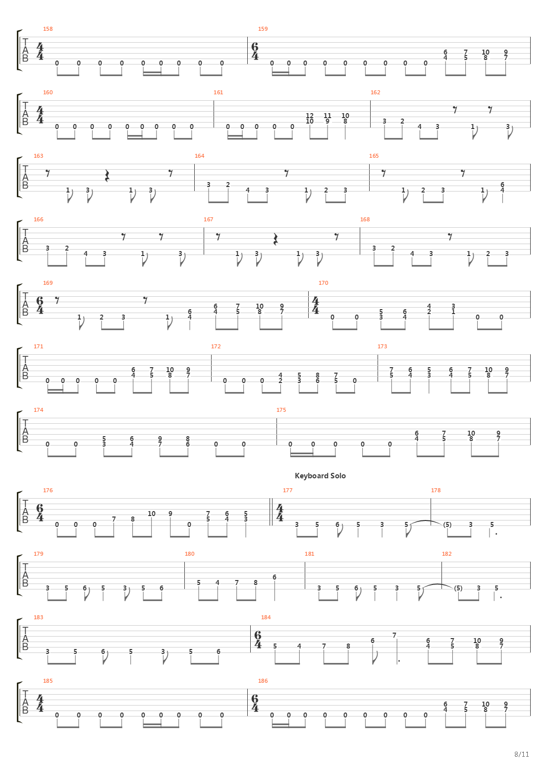 A Rite Of Passage吉他谱