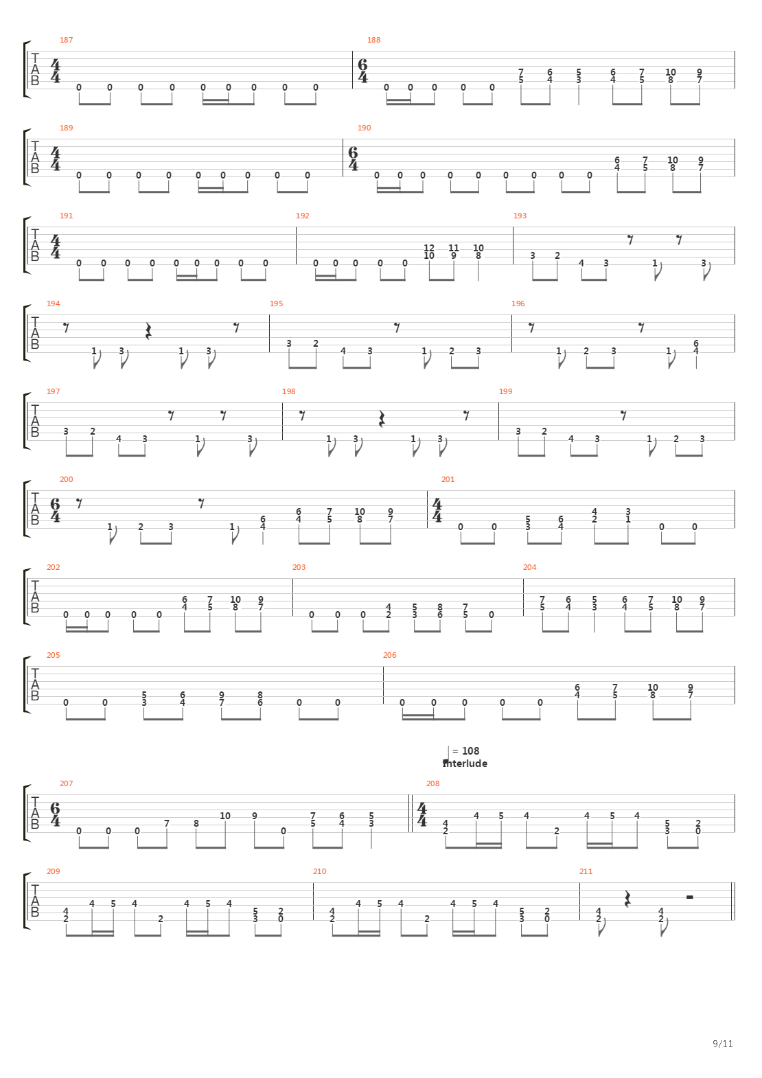 A Rite Of Passage吉他谱