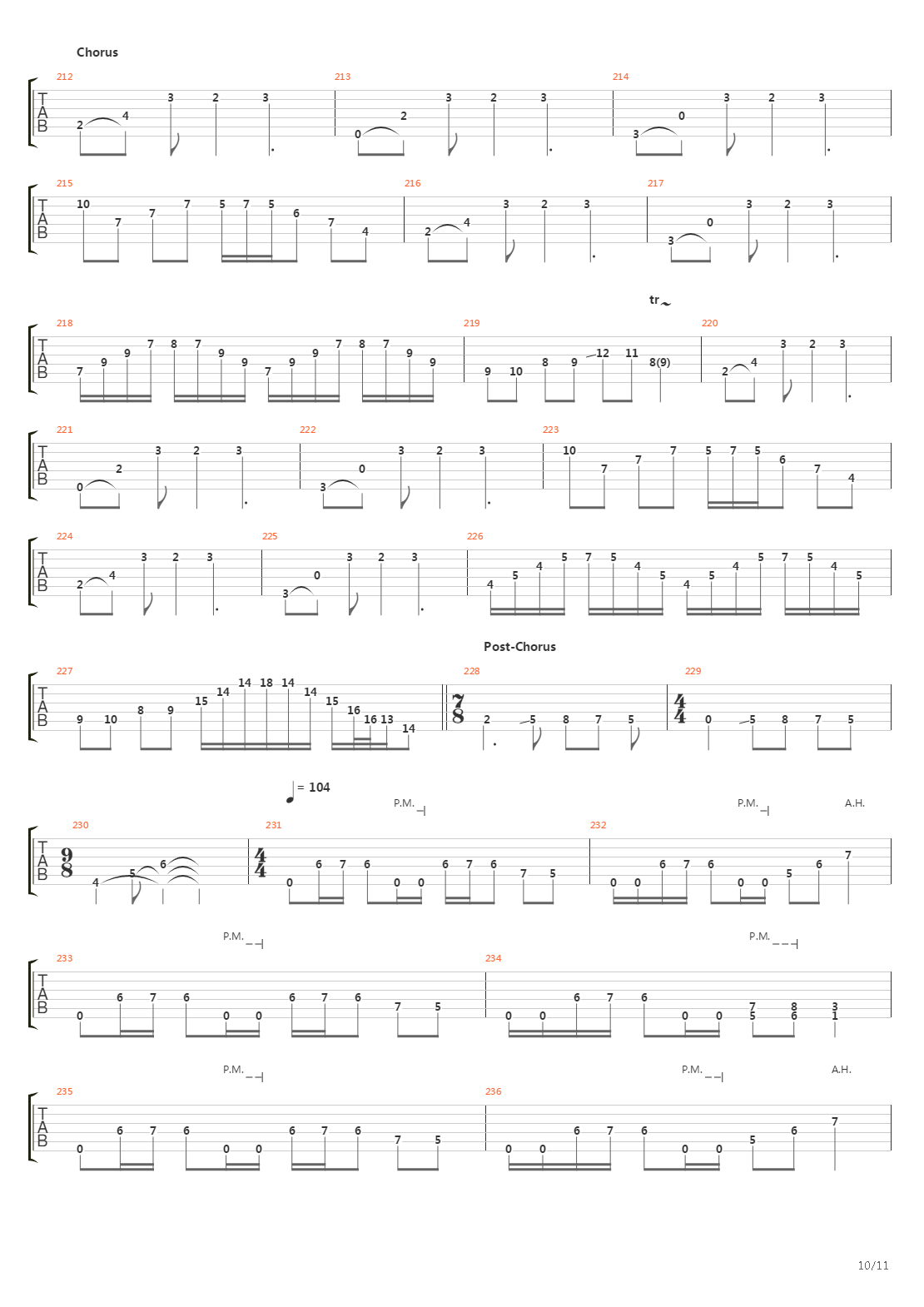 A Rite Of Passage吉他谱