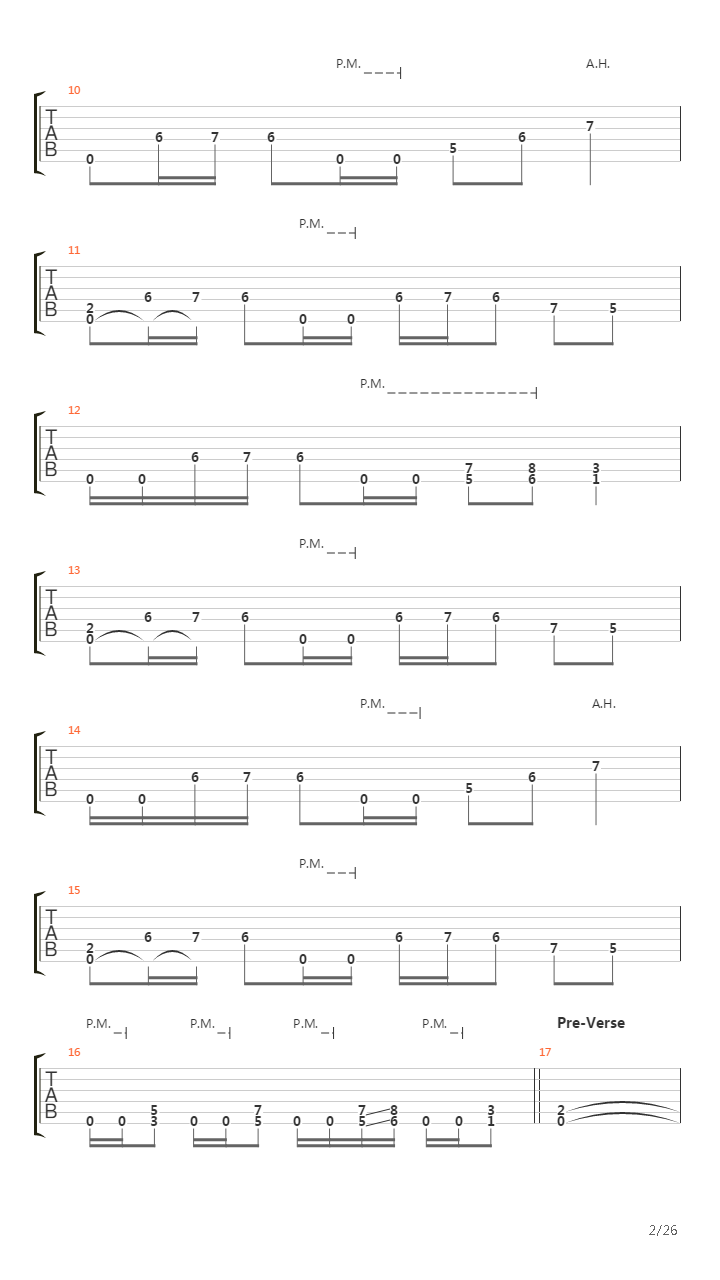 A Rite Of Passage吉他谱