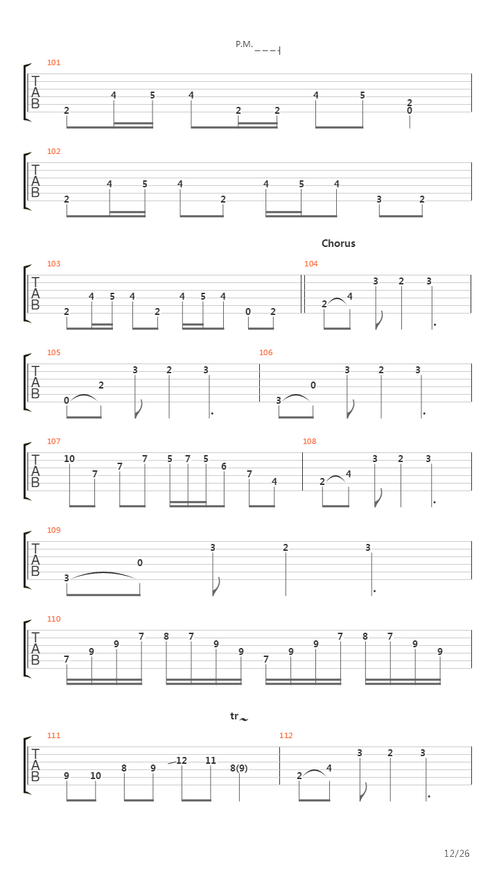 A Rite Of Passage吉他谱