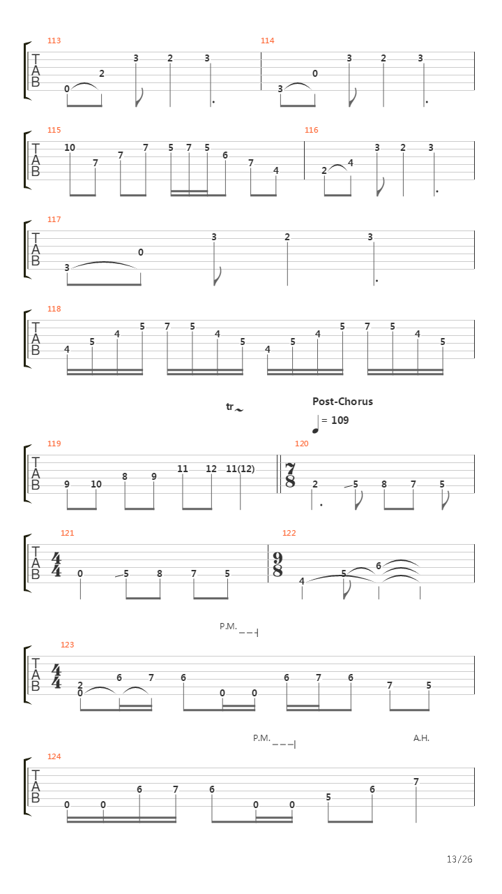 A Rite Of Passage吉他谱