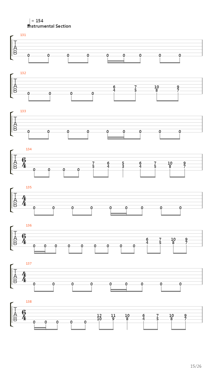 A Rite Of Passage吉他谱