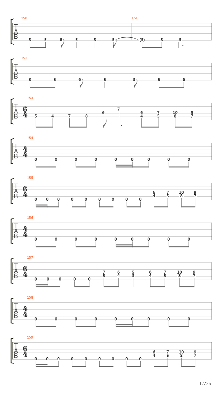 A Rite Of Passage吉他谱