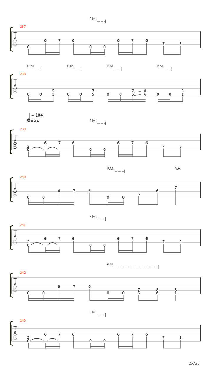 A Rite Of Passage吉他谱