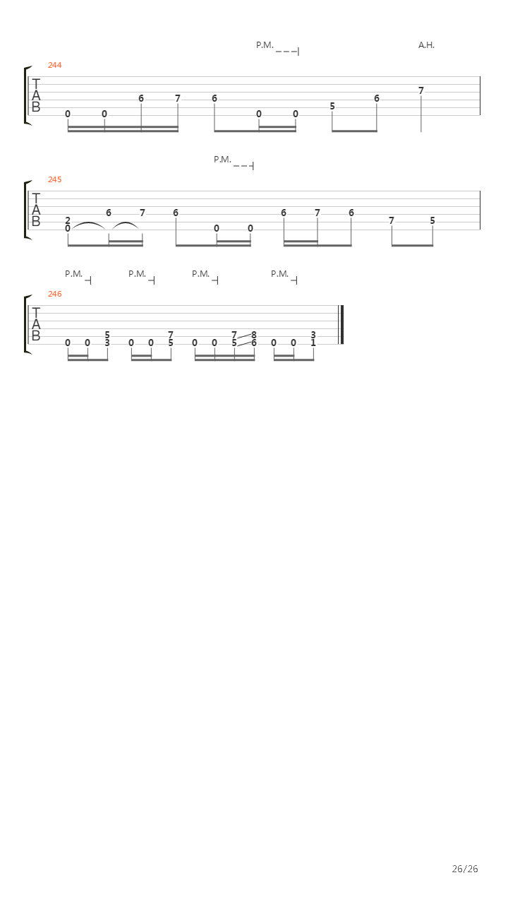 A Rite Of Passage吉他谱