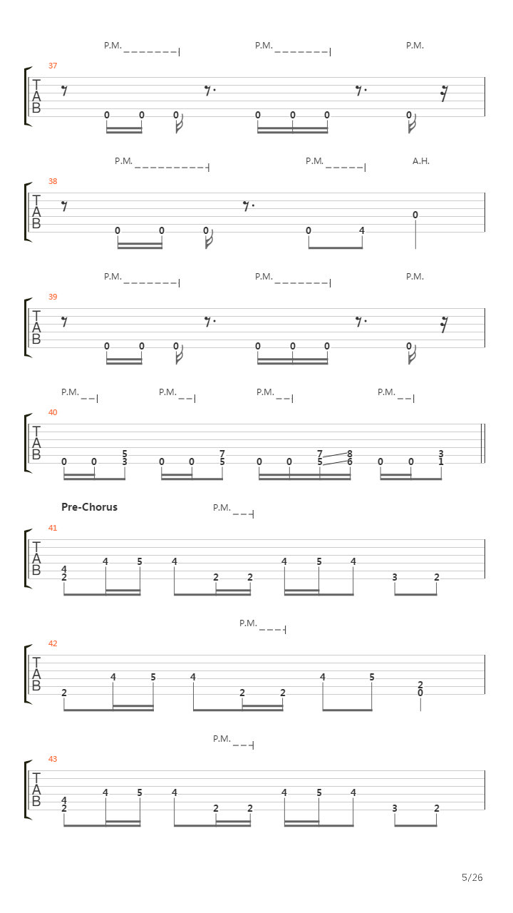 A Rite Of Passage吉他谱