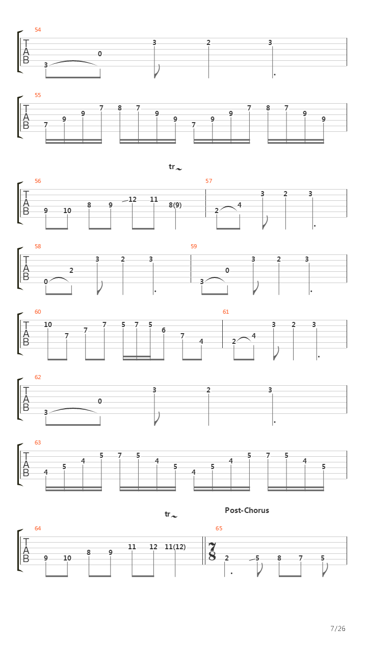 A Rite Of Passage吉他谱