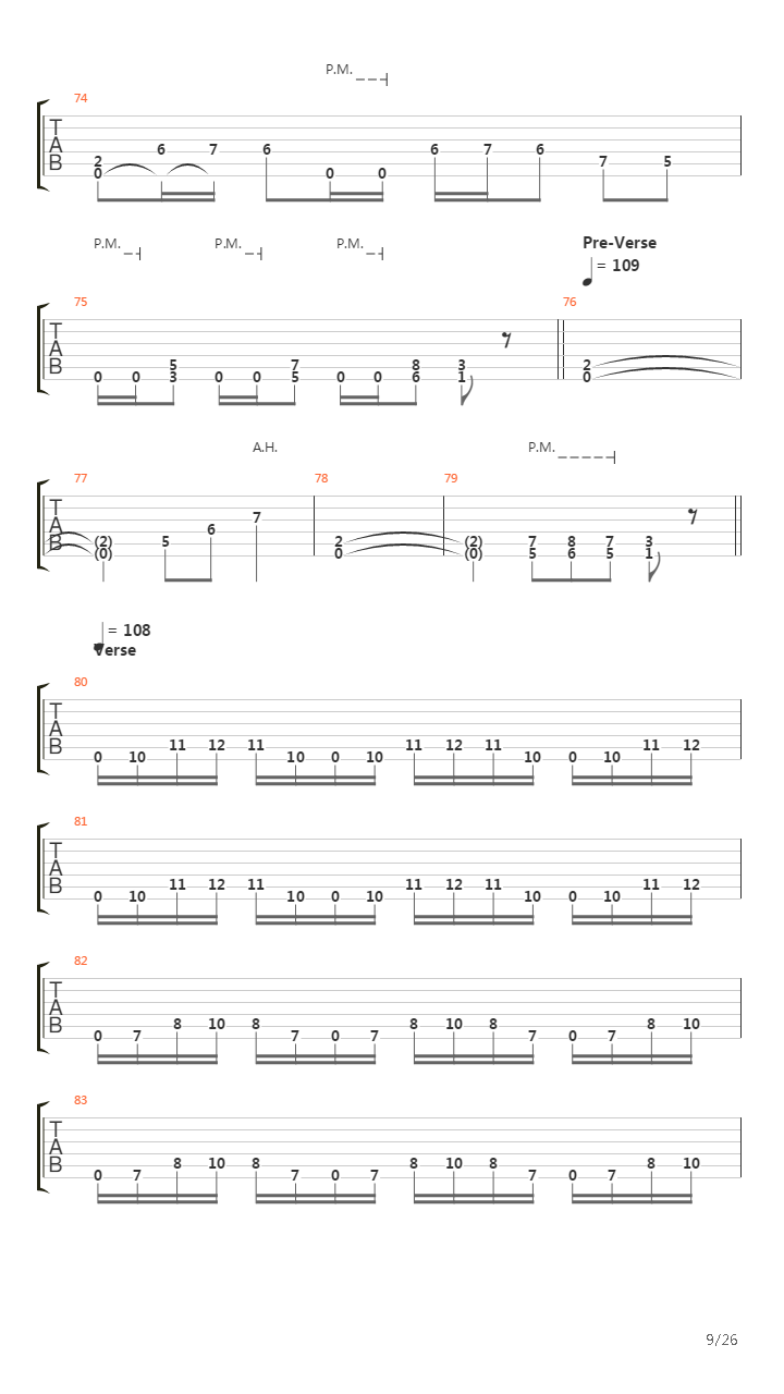 A Rite Of Passage吉他谱