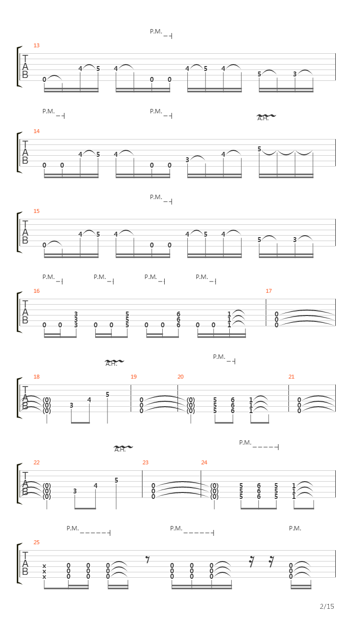 A Rite Of Passage吉他谱