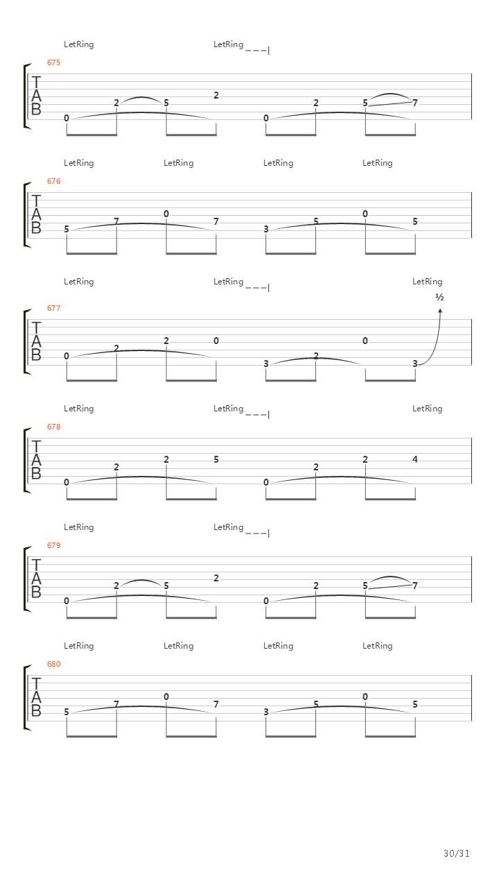 A Change Of Seasons吉他谱