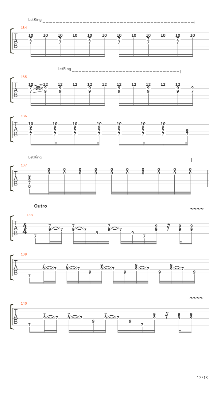 600吉他谱