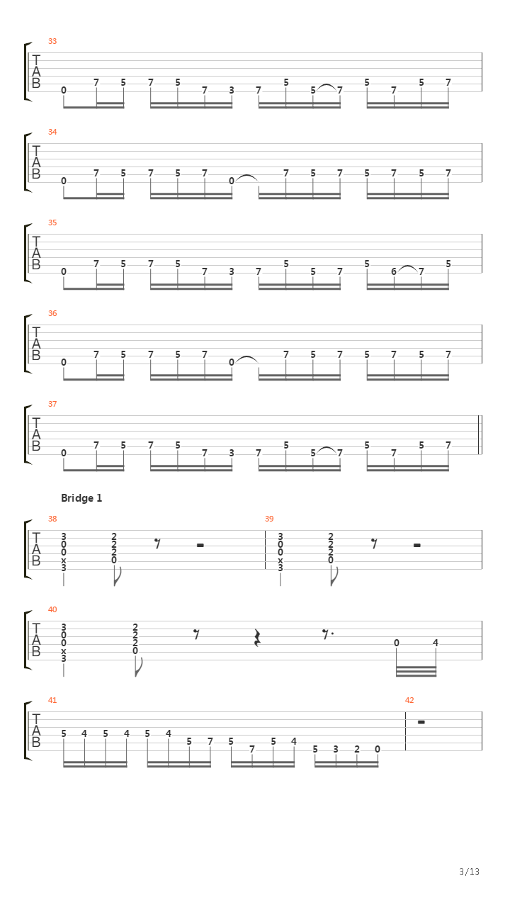 600吉他谱