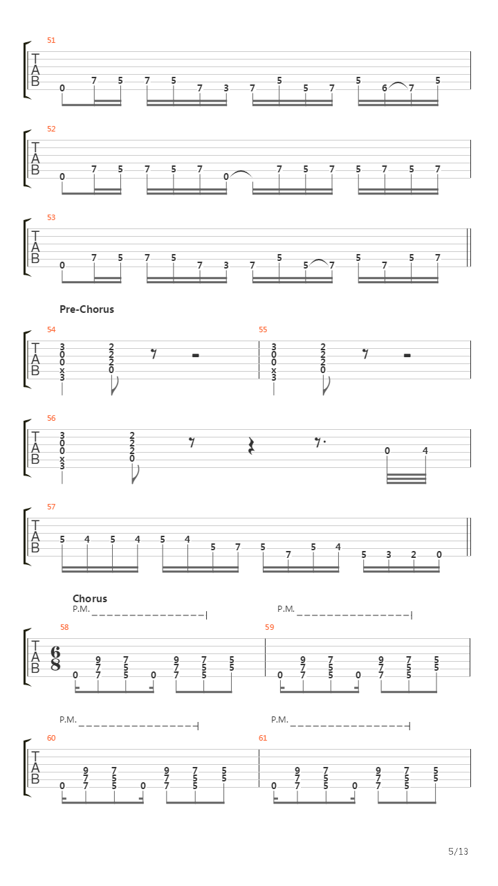 600吉他谱