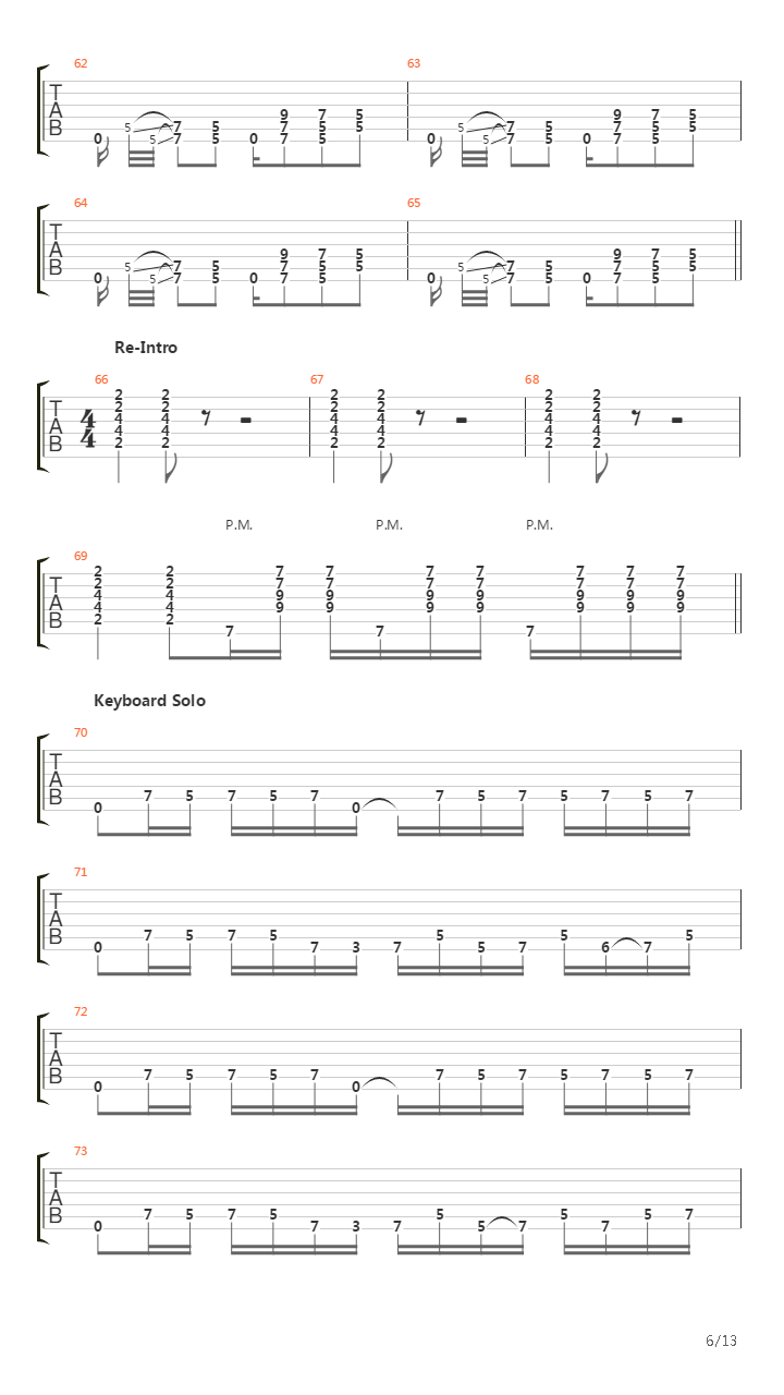 600吉他谱