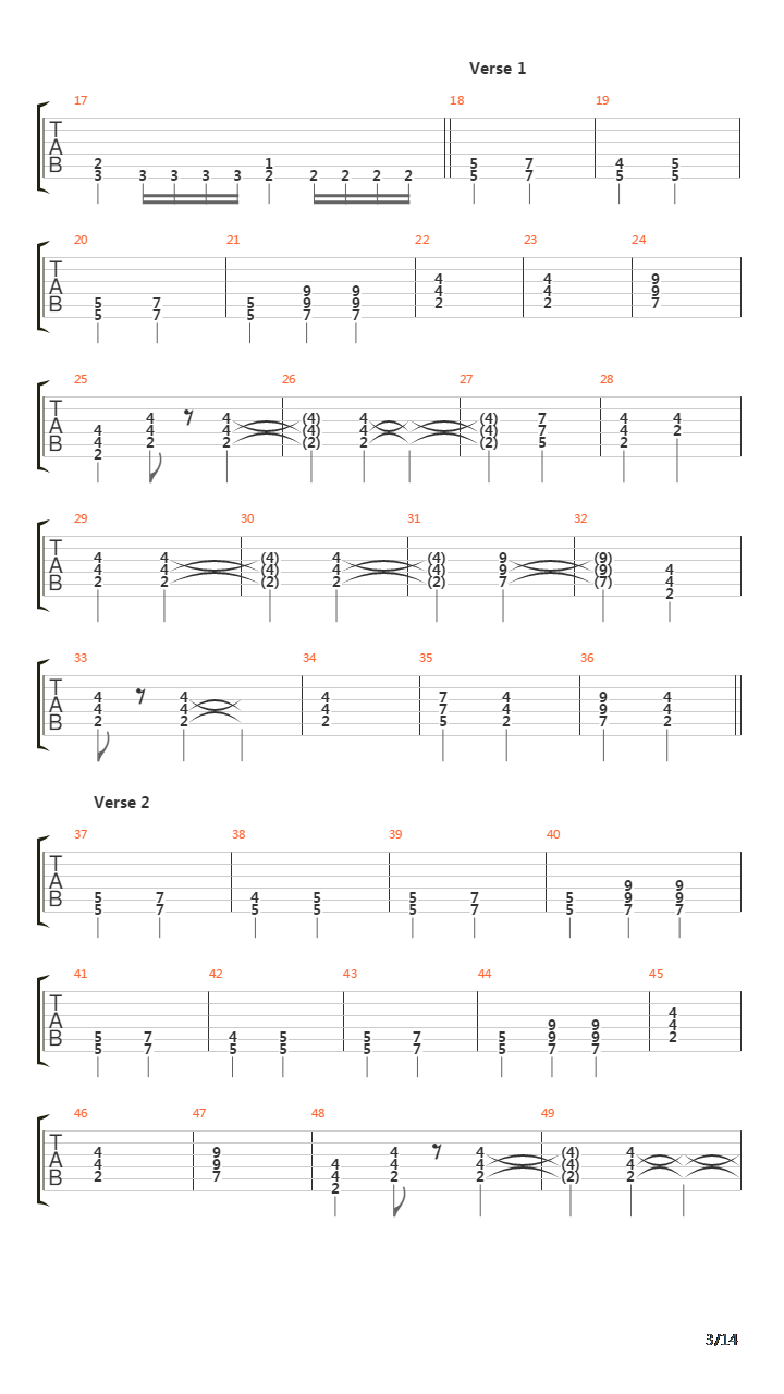 Ahti吉他谱