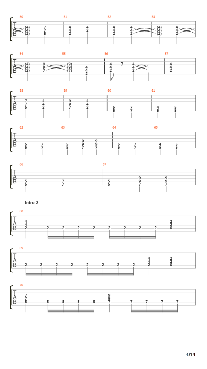 Ahti吉他谱