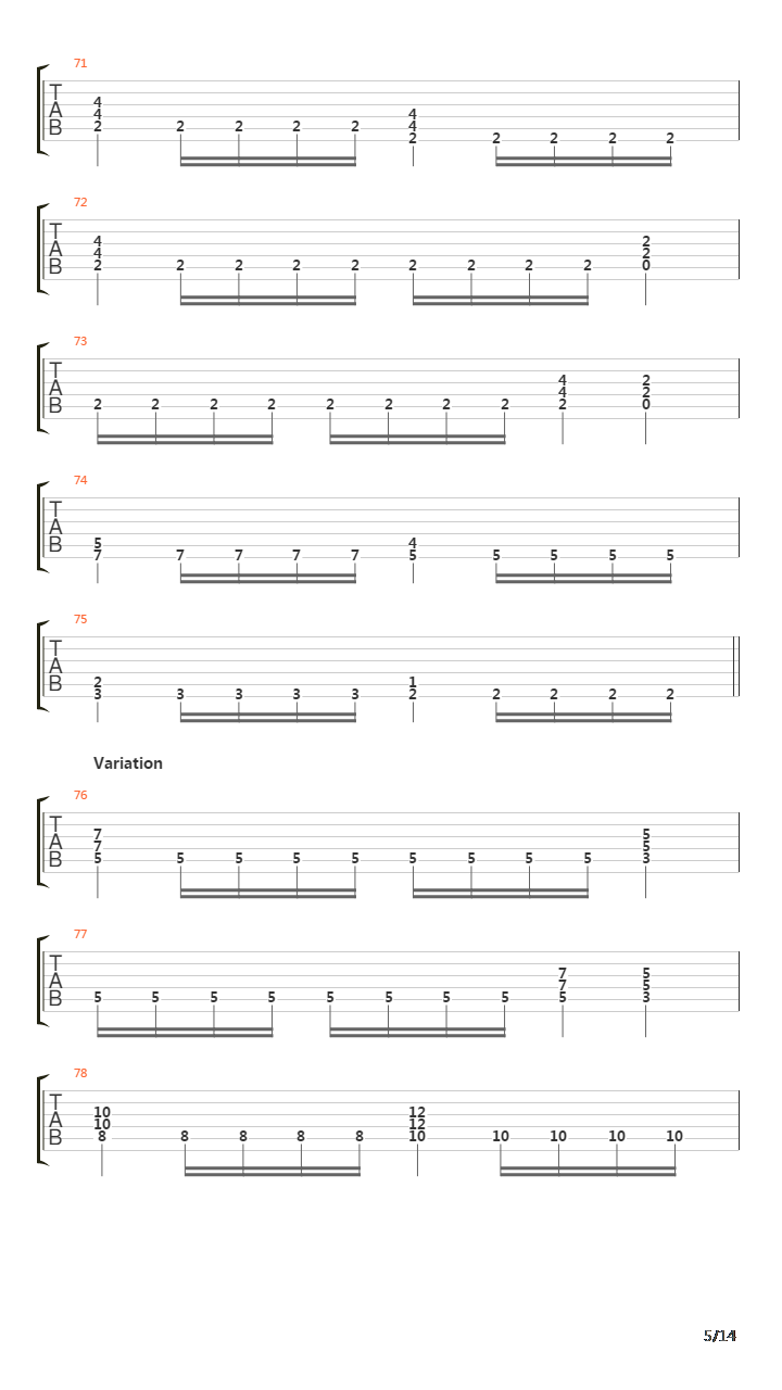 Ahti吉他谱