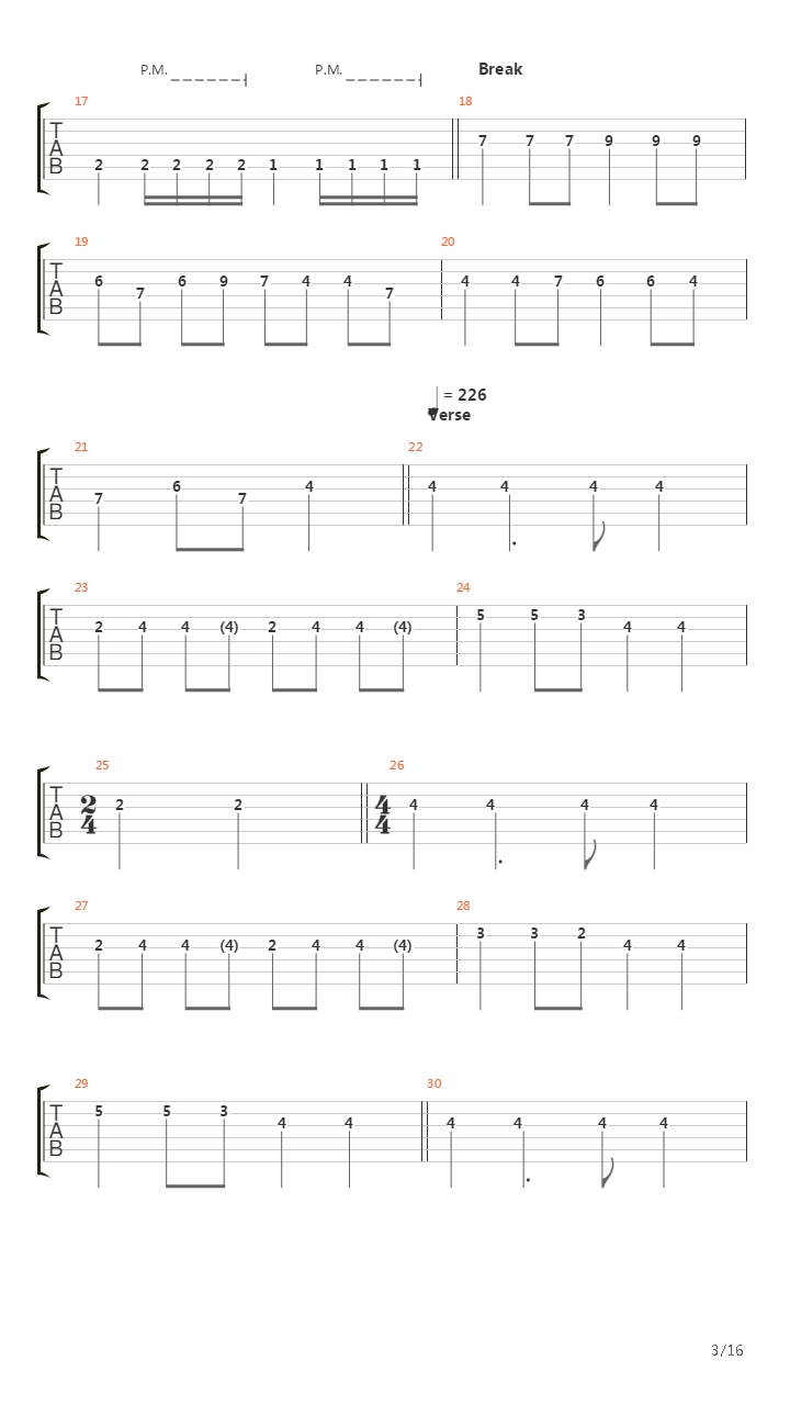 Ahti吉他谱