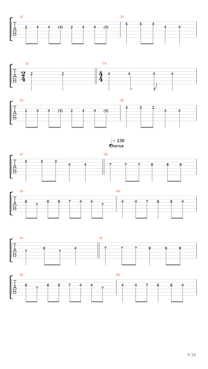 Ahti吉他谱