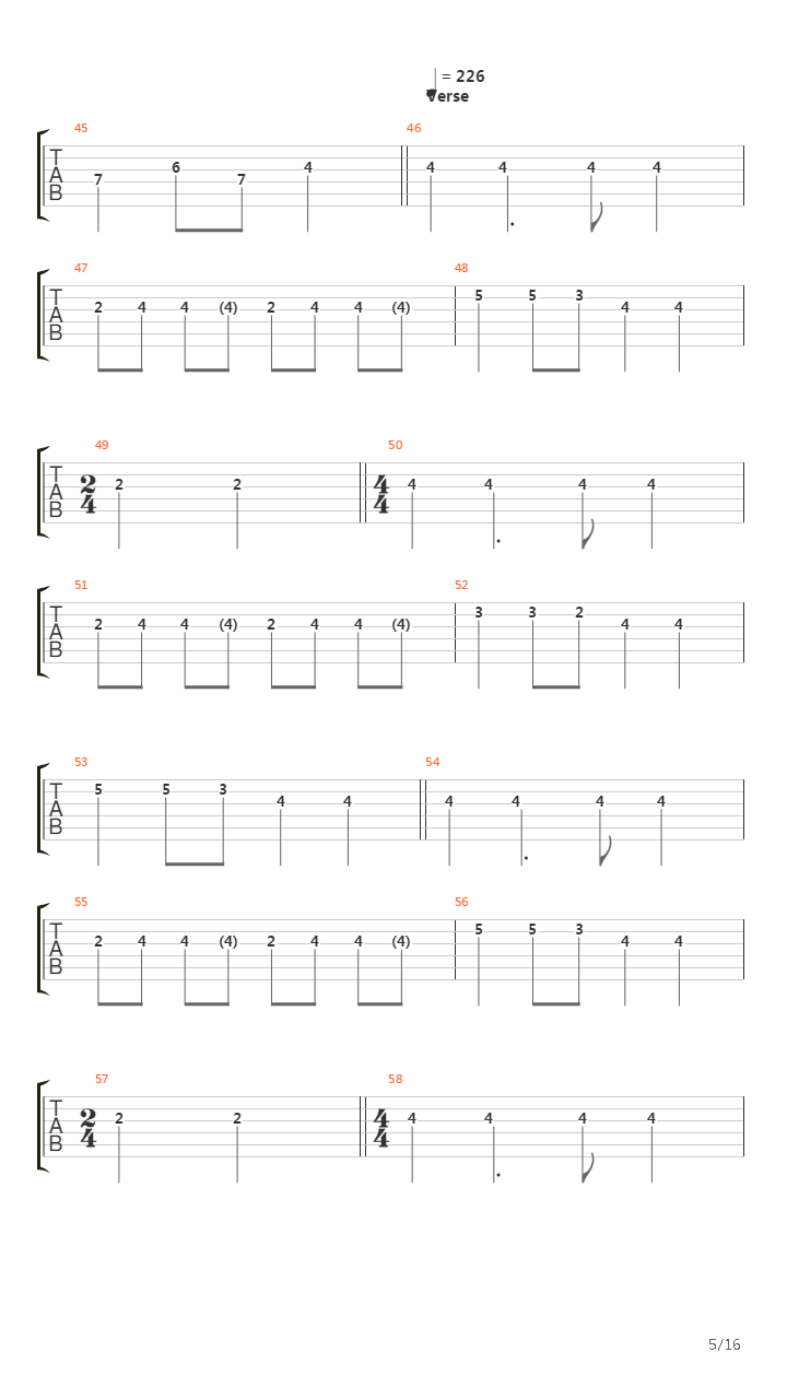 Ahti吉他谱