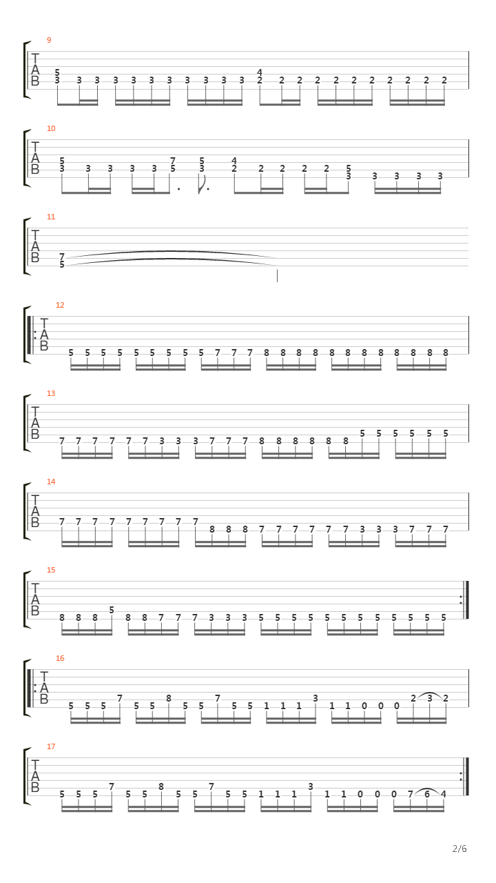 Battlesong吉他谱