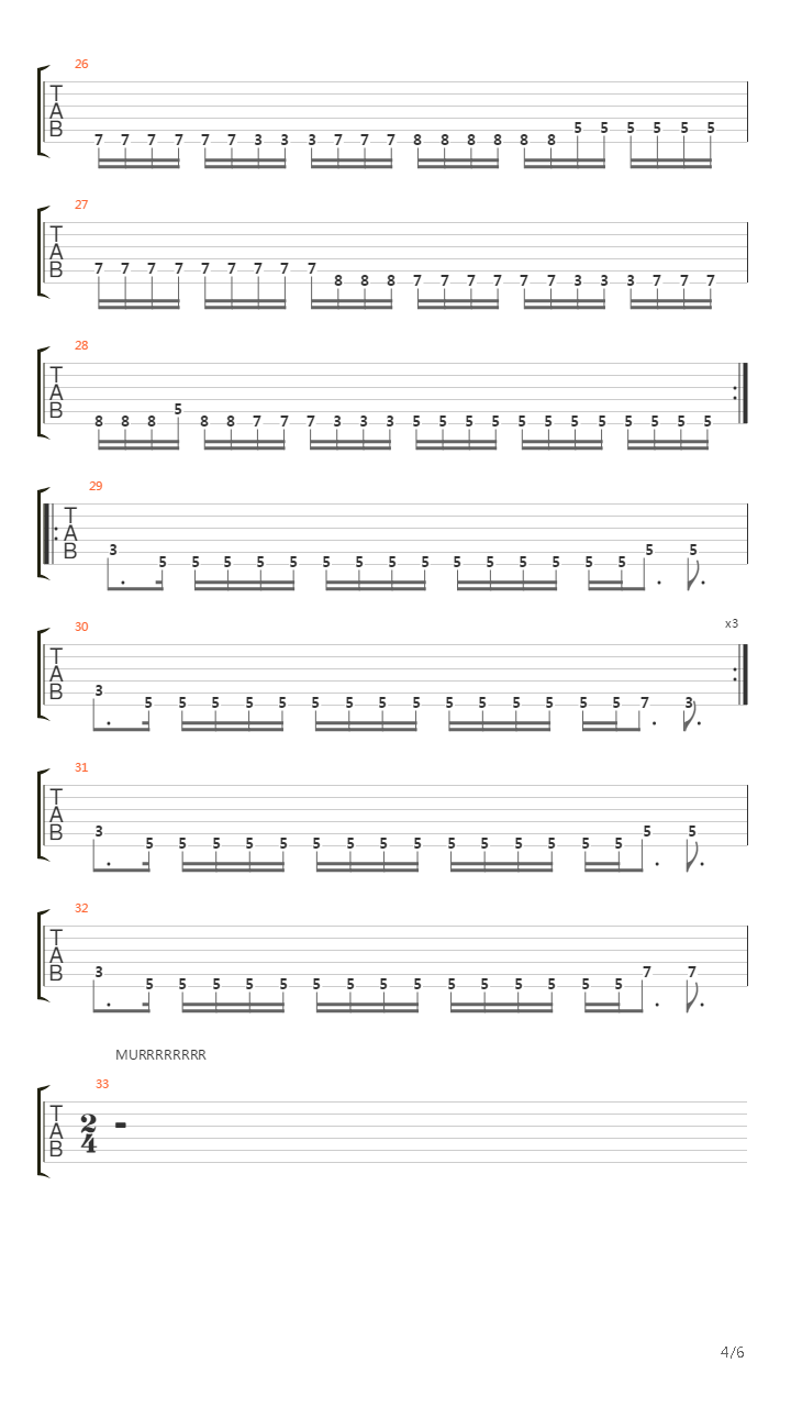 Battlesong吉他谱